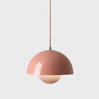Davy Dome Pendant Light Nordic Half-Sphere Metal Modern Scandinavian Ceiling Lamp