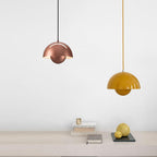 Davy Dome Pendant Light Nordic Half-Sphere Metal Modern Scandinavian Ceiling Lamp
