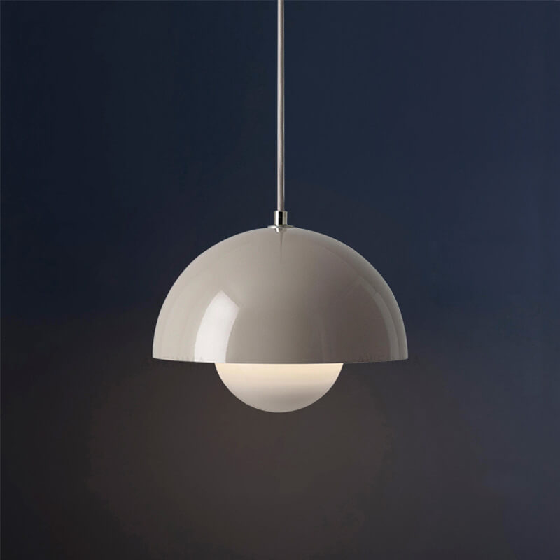 Davy Dome Pendant Light Nordic Half-Sphere Metal Modern Scandinavian Ceiling Lamp