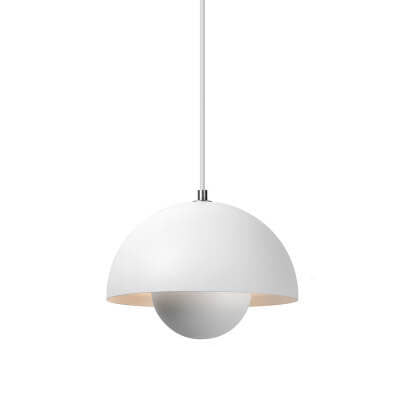 Davy Dome Pendant Light Nordic Half-Sphere Metal Modern Scandinavian Ceiling Lamp