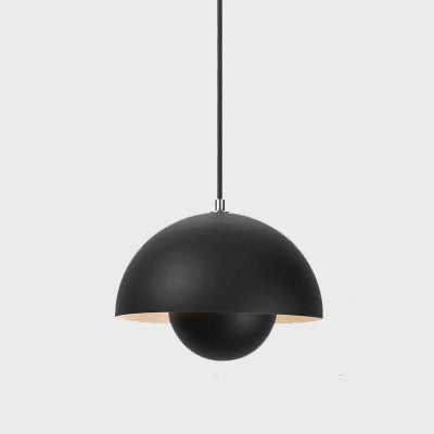 Davy Dome Pendant Light Nordic Half-Sphere Metal Modern Scandinavian Ceiling Lamp