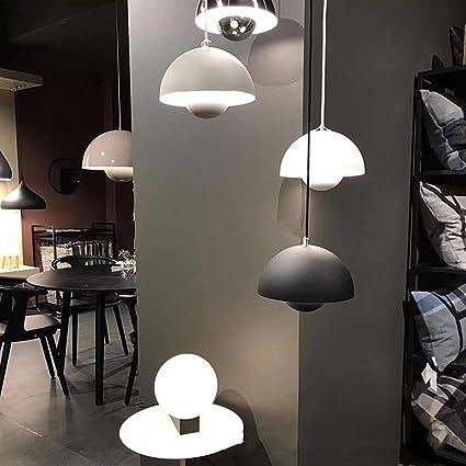 Davy Dome Pendant Light Nordic Half-Sphere Metal Modern Scandinavian Ceiling Lamp