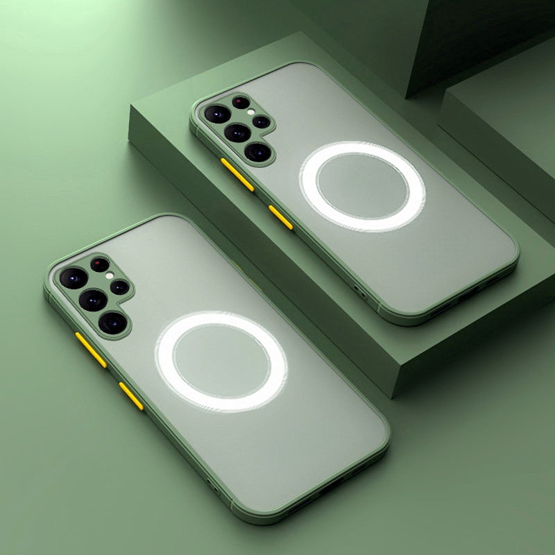 Davy Magnetic Shockproof Phone Case for Samsung Smartphones