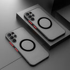 Davy Magnetic Shockproof Phone Case for Samsung Smartphones