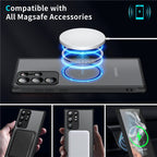 Davy Magnetic Shockproof Phone Case for Samsung Smartphones