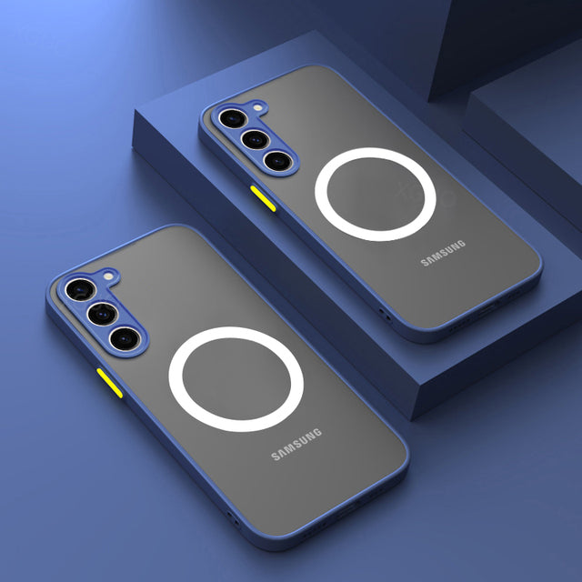 Davy Magnetic Shockproof Phone Case for Samsung Smartphones