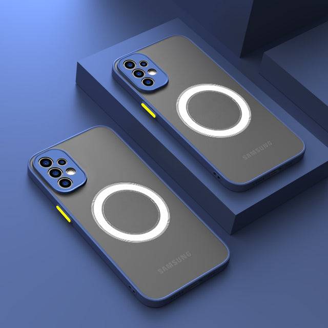 Davy Magnetic Shockproof Phone Case for Samsung Smartphones