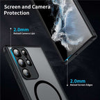 Davy Magnetic Shockproof Phone Case for Samsung Smartphones