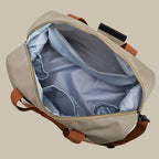 Men's Duffel Bag Water-Repellent Oxford with Shoe Compartment 35-45L Travel Gym Bag 19.7x9.8x11 Inches