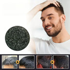 Davy Men's Grey Coverage Bar Shampoo Natural Color Restoring Anti-Gray Hair and Beard Care