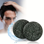 Davy Men's Grey Coverage Bar Shampoo Natural Color Restoring Anti-Gray Hair and Beard Care