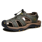 Men's Orthopedic Sport Sandals with Arch Support Adjustable Closures Comfortable Footbed