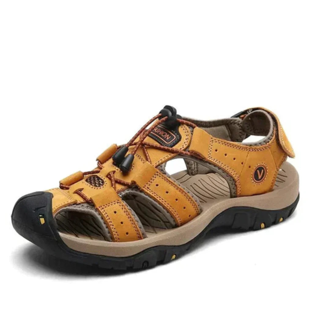 Men's Orthopedic Sport Sandals with Arch Support Adjustable Closures Comfortable Footbed
