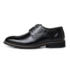 Men's Oxford Dress Shoes Synthetic Leather Lace-Up Classic Formal Business Footwear