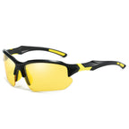 Men's Sports Sunglasses Polarized Lenses UV400 Protection Lightweight Secure Fit Matte Black Blue Red Silver