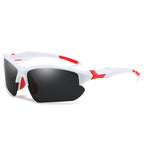 Men's Sports Sunglasses Polarized Lenses UV400 Protection Lightweight Secure Fit Matte Black Blue Red Silver