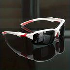 Men's Sports Sunglasses Polarized Lenses UV400 Protection Lightweight Secure Fit Matte Black Blue Red Silver