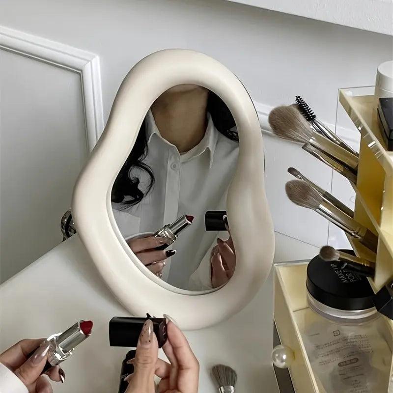 Abstract Distortion Wall Mirror Irregular Shape Artistic Decorative Home Accent