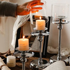 Davy Scandinavian Style Candle Holder Minimalist Indoor Home Decor Accent