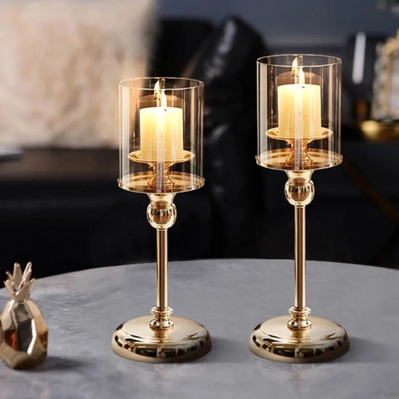 Davy Scandinavian Style Candle Holder Minimalist Indoor Home Decor Accent