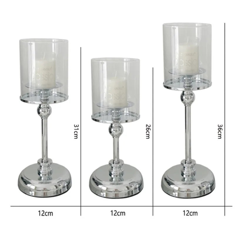 Davy Scandinavian Style Candle Holder Minimalist Indoor Home Decor Accent