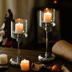 Davy Scandinavian Style Candle Holder Minimalist Indoor Home Decor Accent