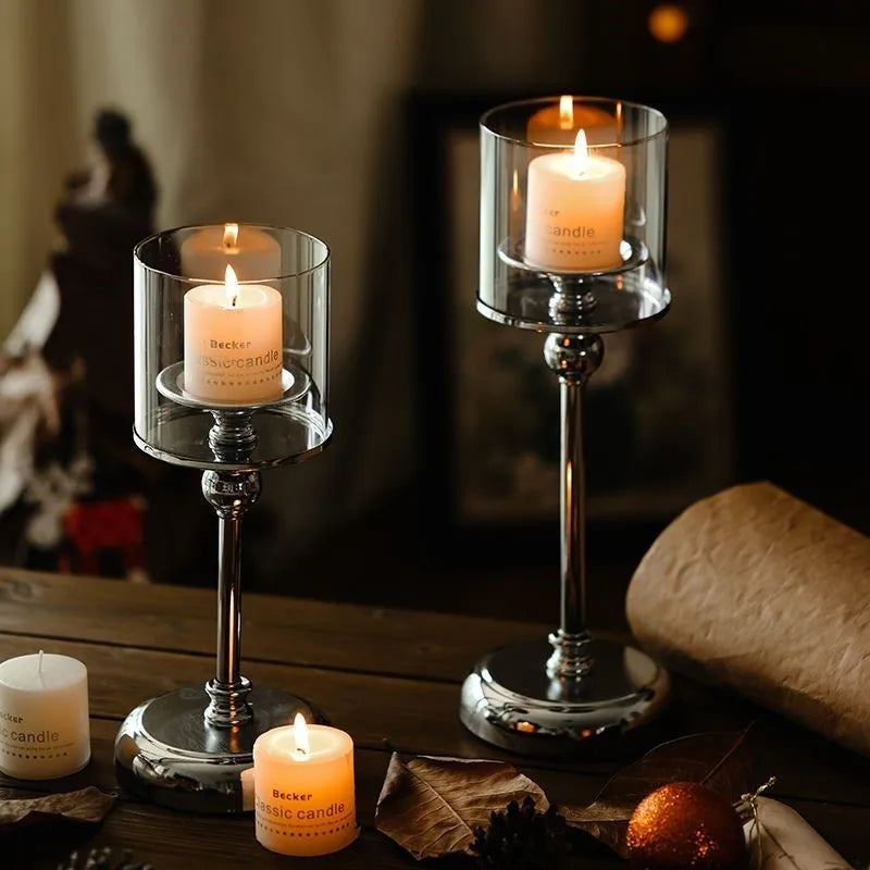 Davy Scandinavian Style Candle Holder Minimalist Indoor Home Decor Accent