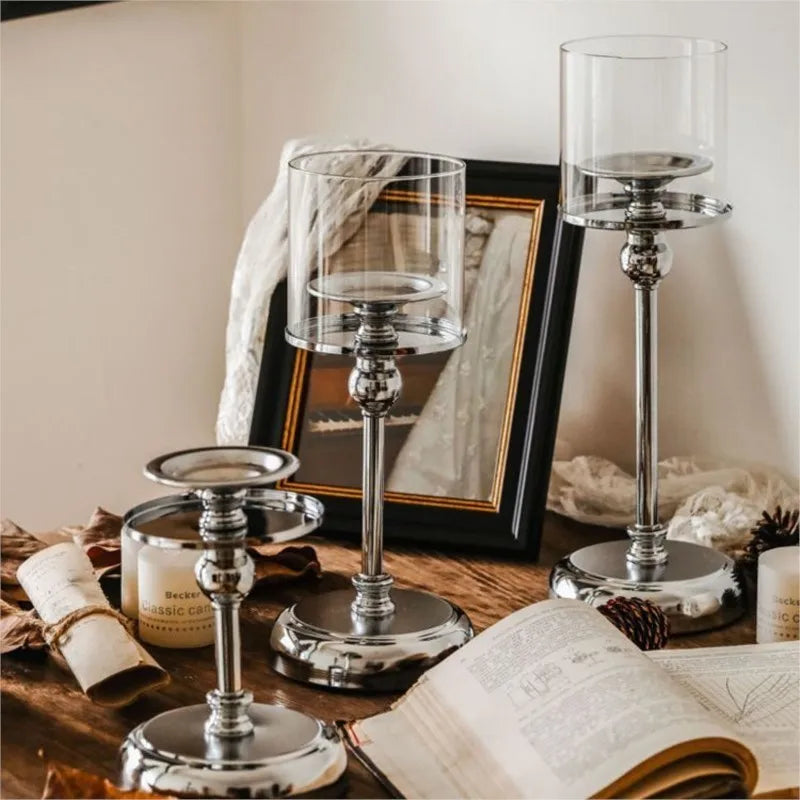 Davy Scandinavian Style Candle Holder Minimalist Indoor Home Decor Accent