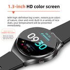 Davy HealthGuard Pro Smartwatch with One-Click Blood Sugar, Blood Pressure, ECG, HRV, Heart Rate Monitor
