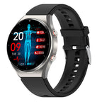 Davy HealthGuard Pro Smartwatch with One-Click Blood Sugar, Blood Pressure, ECG, HRV, Heart Rate Monitor