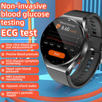 Davy HealthGuard Pro Smartwatch with One-Click Blood Sugar, Blood Pressure, ECG, HRV, Heart Rate Monitor