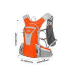 Outdoor Backpack Lightweight Waterproof Reflective 15L Water-Repellent Polyester Trail Hiking Daypack