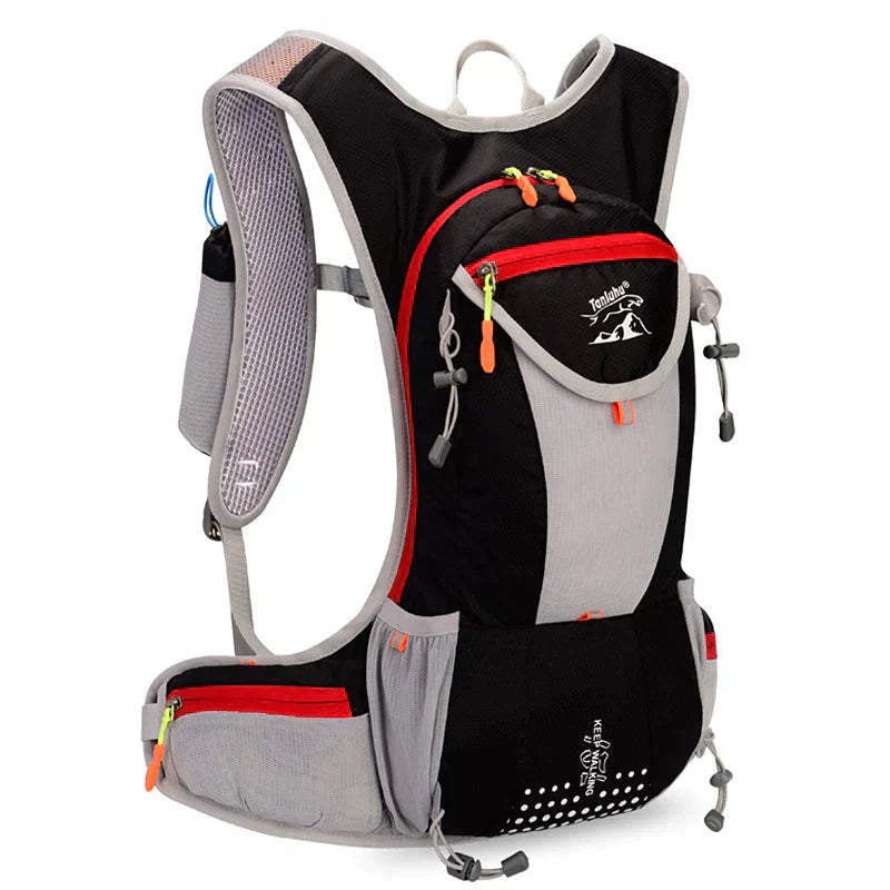 Outdoor Backpack Lightweight Waterproof Reflective 15L Water-Repellent Polyester Trail Hiking Daypack