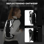 Outdoor Backpack Lightweight Waterproof Reflective 15L Water-Repellent Polyester Trail Hiking Daypack