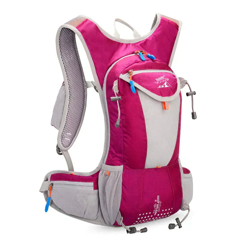 Outdoor Backpack Lightweight Waterproof Reflective 15L Water-Repellent Polyester Trail Hiking Daypack