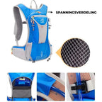 Outdoor Backpack Lightweight Waterproof Reflective 15L Water-Repellent Polyester Trail Hiking Daypack