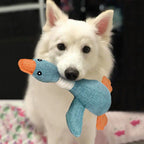 Plush Duck Dog Toy with Squeaker Soft Durable Fabric for Puppies and Adult Dogs