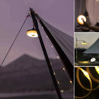 Rechargeable Outdoor Lantern with LED Strip Waterproof Portable Camping Light