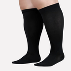 Davy Ribbed Graduated Compression Support Socks for Leg Stability and All-Day Comfort