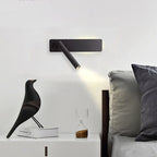 Adjustable LED Wall Lamp for Bedroom Reading with Customizable Brightness and Direction
