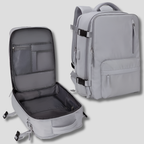 Davy Travel Backpack Expandable Carry-On Organizer Durable Polypropylene 76L Capacity