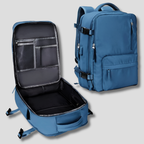 Davy Travel Backpack Expandable Carry-On Organizer Durable Polypropylene 76L Capacity