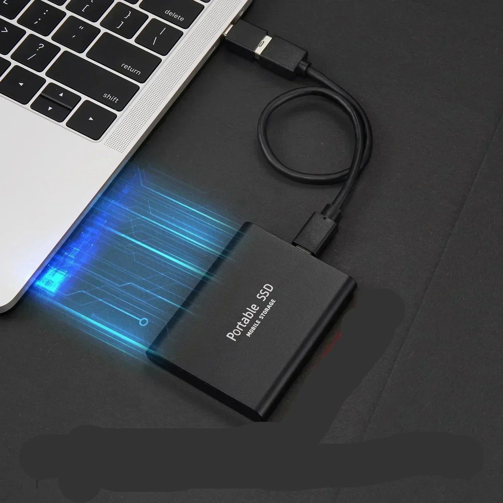 Ultrafast External SSD 128GB Portable ABS Storage Drive for Professional Use