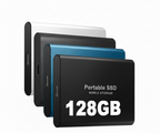 Ultrafast External SSD 128GB Portable ABS Storage Drive for Professional Use