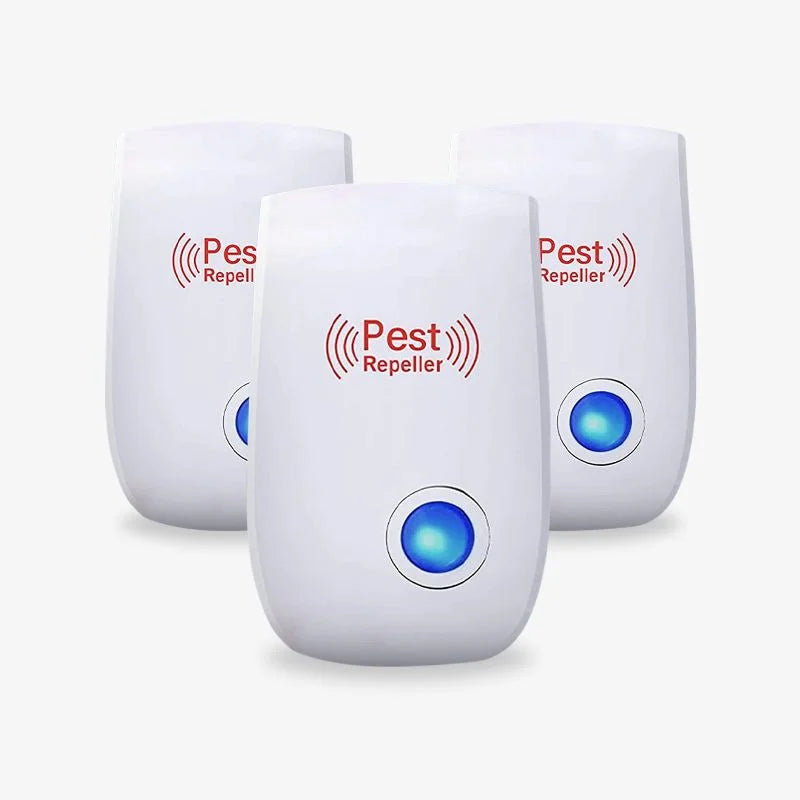 Ultrasonic Mouse and Pest Repeller Odorless Chemical-Free Safe for Children and Pets Plug-In