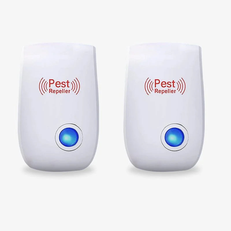 Ultrasonic Mouse and Pest Repeller Odorless Chemical-Free Safe for Children and Pets Plug-In