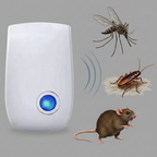 Ultrasonic Mouse and Pest Repeller Odorless Chemical-Free Safe for Children and Pets Plug-In