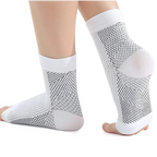 Davy Unisex Compression Socks for Foot Pain and Swelling Relief Black Ankle Length Polyester Blend