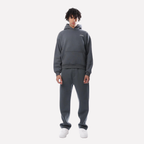 Unisex Cozy Hoodie and Sweatpants Set Stretchy Waistband Casual Loungewear Tracksuit