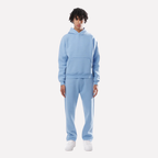 Unisex Cozy Hoodie and Sweatpants Set Stretchy Waistband Casual Loungewear Tracksuit